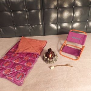 American Girl camping set